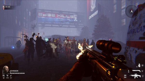 Игра Blood And Zombies, скриншот