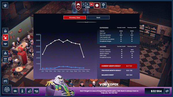 Игра Blood Bar Tycoon, скриншот