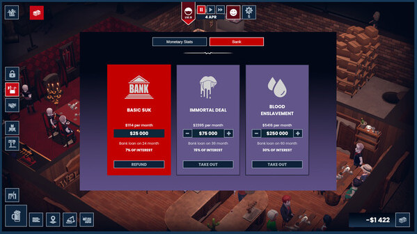 Игра Blood Bar Tycoon, скриншот
