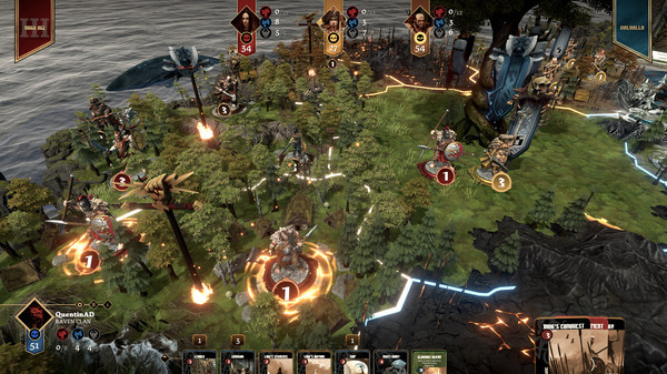 Игра Blood Rage: Digital Edition - Mythical Monsters, скриншот