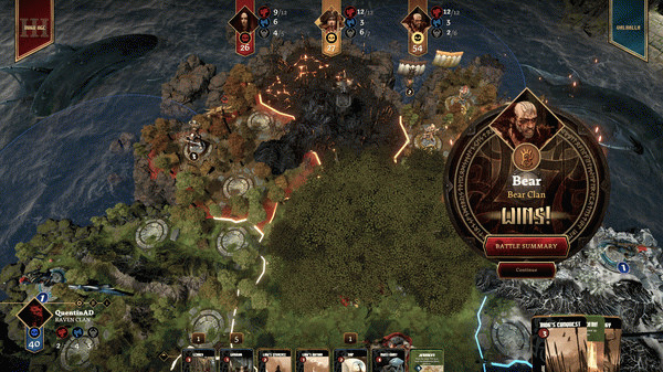 Игра Blood Rage: Digital Edition - Mythical Monsters, скриншот