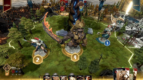 Игра Blood Rage: Digital Edition, скриншот