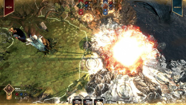 Игра Blood Rage: Digital Edition, скриншот
