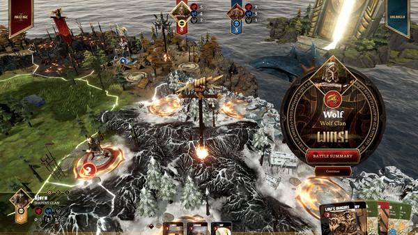Игра Blood Rage: Digital Edition, скриншот