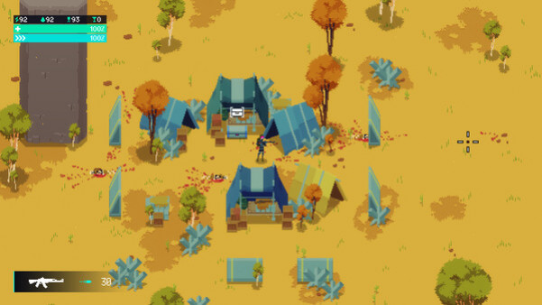 Игра Blood Running, скриншот