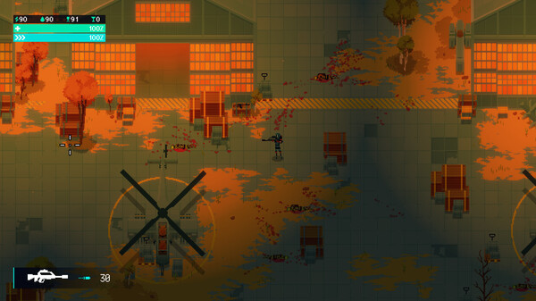 Игра Blood Running, скриншот