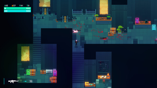 Игра Blood Running, скриншот