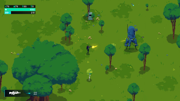 Игра Blood Running, скриншот