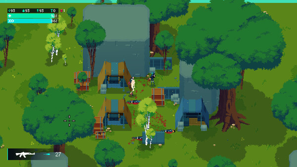 Игра Blood Running, скриншот