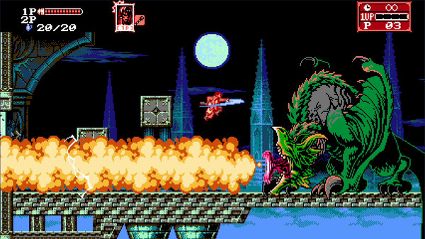 Игра Bloodstained: Curse of the Moon 2, скриншот