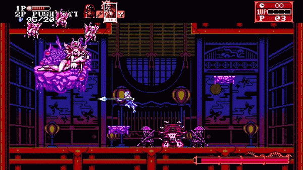 Игра Bloodstained: Curse of the Moon 2, скриншот