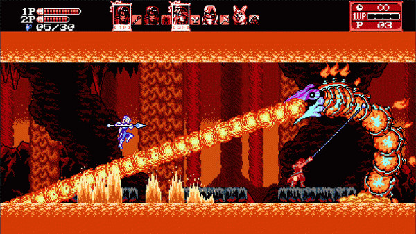 Игра Bloodstained: Curse of the Moon 2, скриншот