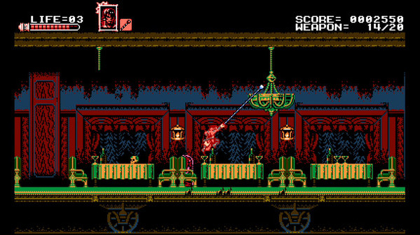 Игра Bloodstained: Curse of the Moon, скриншот