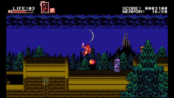 Игра Bloodstained: Curse of the Moon, скриншот
