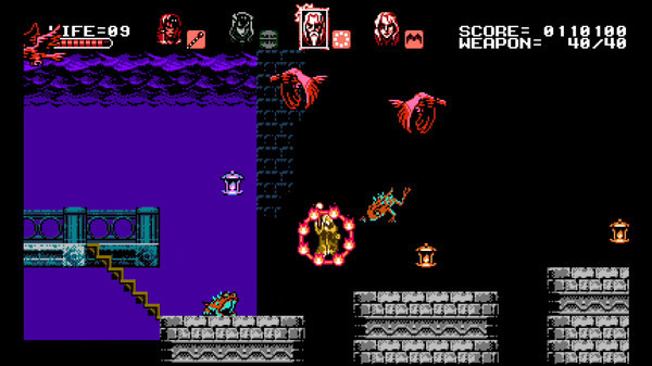Игра Bloodstained: Curse of the Moon, скриншот