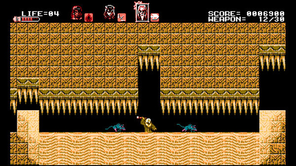 Игра Bloodstained: Curse of the Moon, скриншот