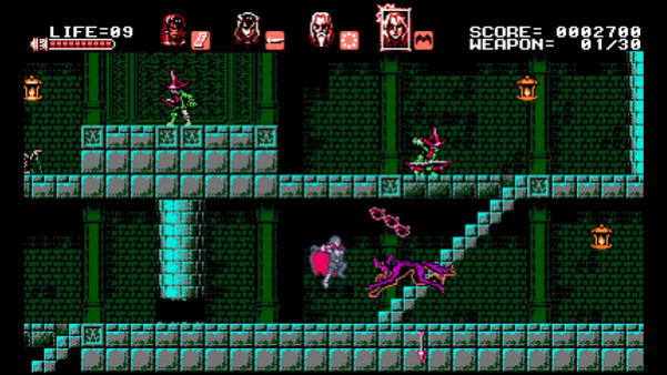 Игра Bloodstained: Curse of the Moon, скриншот