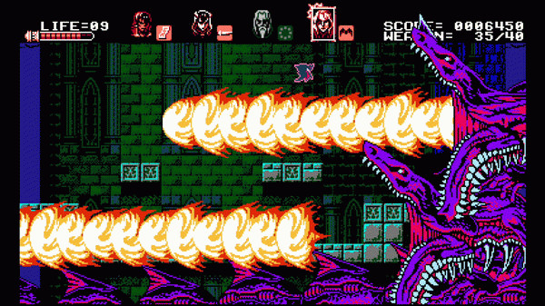 Игра Bloodstained: Curse of the Moon, скриншот