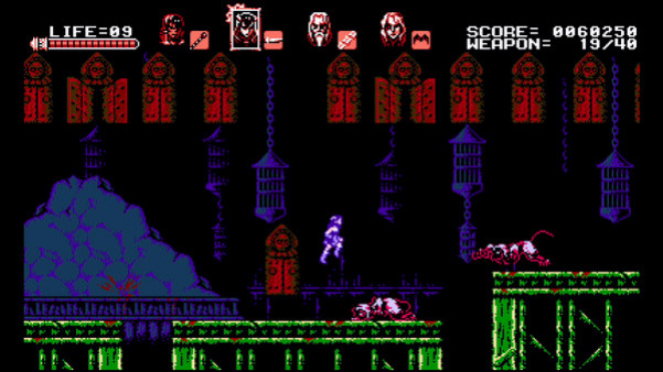 Игра Bloodstained: Curse of the Moon, скриншот