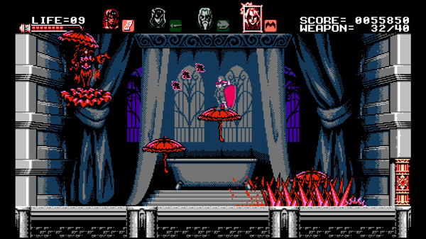 Игра Bloodstained: Curse of the Moon, скриншот