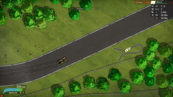 Игра Bloody Rally Show, скриншот