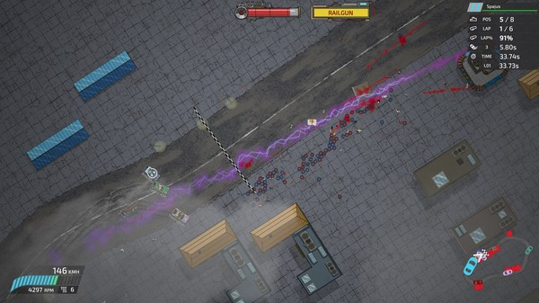 Игра Bloody Rally Show, скриншот
