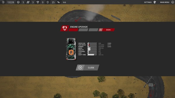 Игра Bloody Rally Show, скриншот