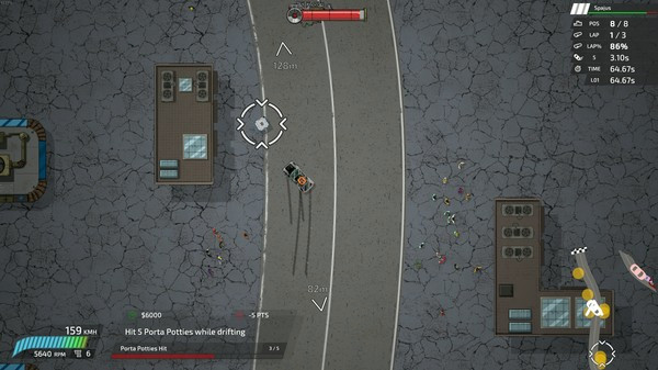 Игра Bloody Rally Show, скриншот