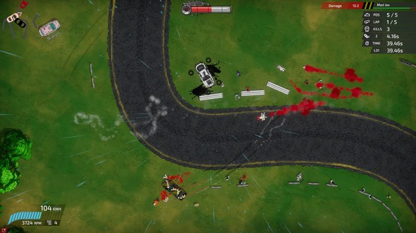 Игра Bloody Rally Show, скриншот