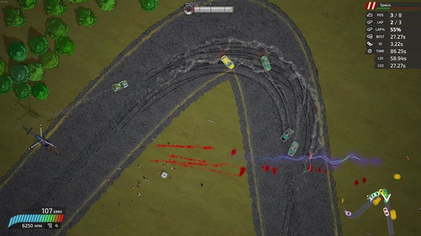 Игра Bloody Rally Show, скриншот