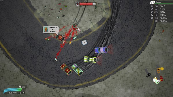 Игра Bloody Rally Show, скриншот