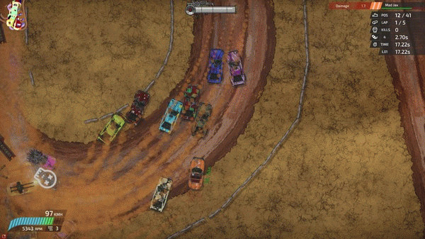 Игра Bloody Rally Show, скриншот