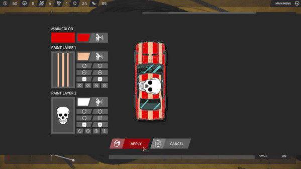 Игра Bloody Rally Show, скриншот
