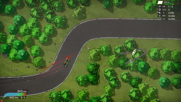 Игра Bloody Rally Show, скриншот