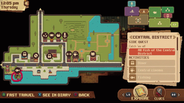 Игра Bloomtown: A Different Story, скриншот