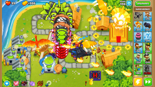 Игра Bloons TD 6, скриншот