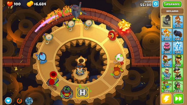 Игра Bloons TD 6, скриншот