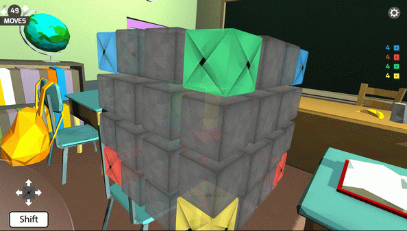 Игра Bloxiq VR, скриншот