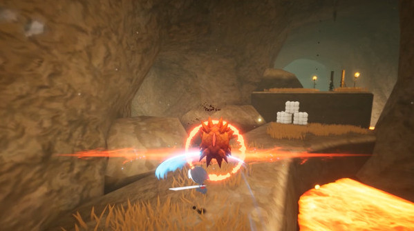 Игра Blue Fire, скриншот