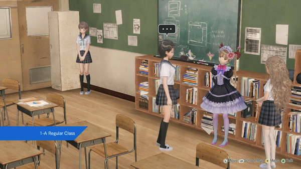 Игра BLUE REFLECTION - Arland Maid Costumes (Yuzuki), скриншот