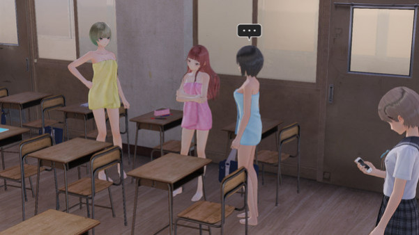 Игра BLUE REFLECTION - Bath Towels Set A (Hinako, Sarasa, Mao), скриншот