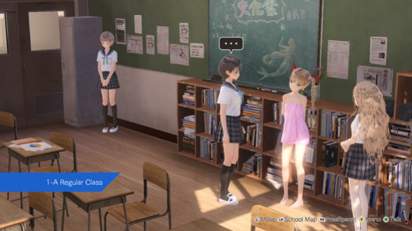 Игра BLUE REFLECTION - Bath Towels Set B (Yuzu, Shihori, Kei), скриншот