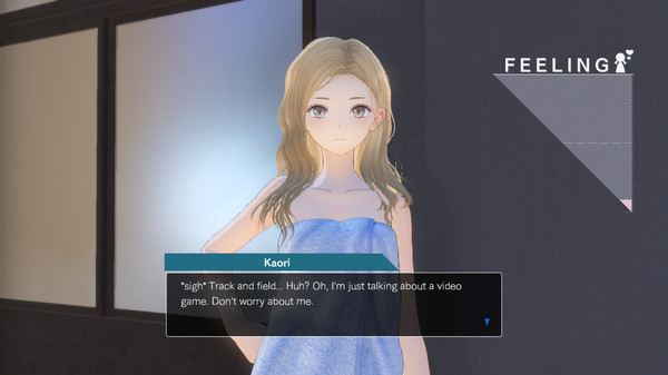 Игра BLUE REFLECTION - Bath Towels Set E (Rin, Kaori, Rika), скриншот