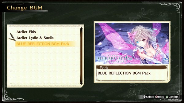 Игра BLUE REFLECTION BGM Pack, скриншот