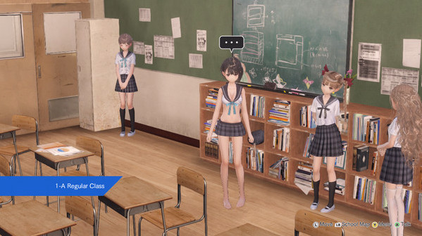 Игра BLUE REFLECTION - Sailor Swimsuits set A (Hinako, Sarasa, Mao), скриншот