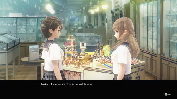 Игра BLUE REFLECTION, скриншот