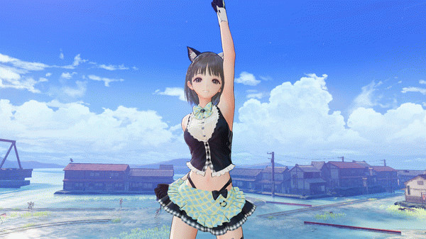 Игра BLUE REFLECTION: Second Light - Kokoro, Kirara & Hiori Costumes - Hospitable Kitties, скриншот