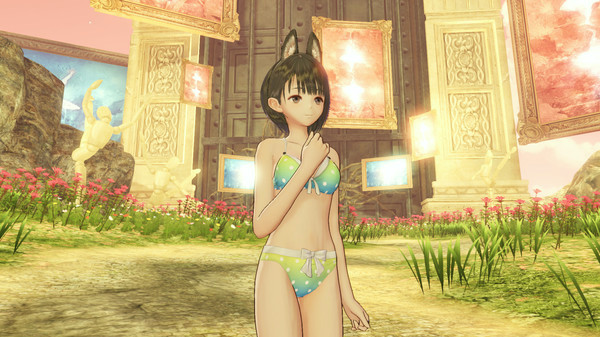 Игра BLUE REFLECTION: Second Light - Rena, Hinako & Uta Costumes - Beachside Puppies, скриншот