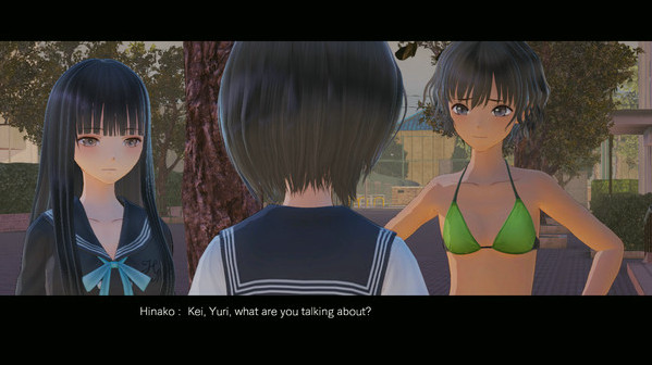 Игра BLUE REFLECTION - Vacation Style Set B (Yuzu, Shihori, Kei), скриншот