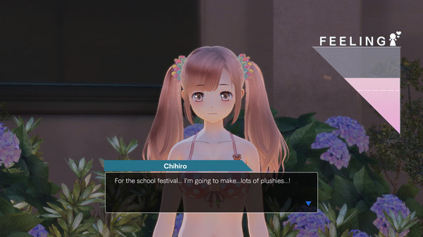 Игра BLUE REFLECTION - Vacation Style Set C (Lime, Fumio, Chihiro), скриншот
